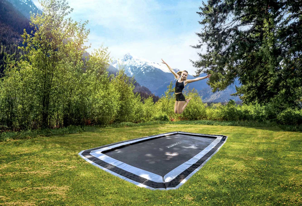 How to install a sunken trampoline