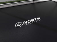 North In Ground Trampoline Round 430 cm Grey (Outlet)