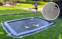 North In Ground Trampoline Round 430 cm Grey (Outlet)